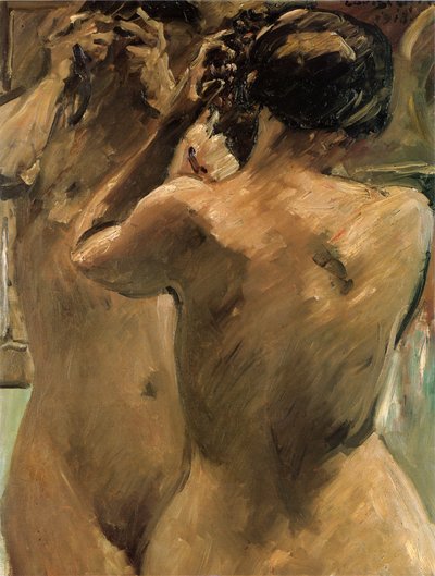 Ragazza davanti allo specchio da Lovis Corinth